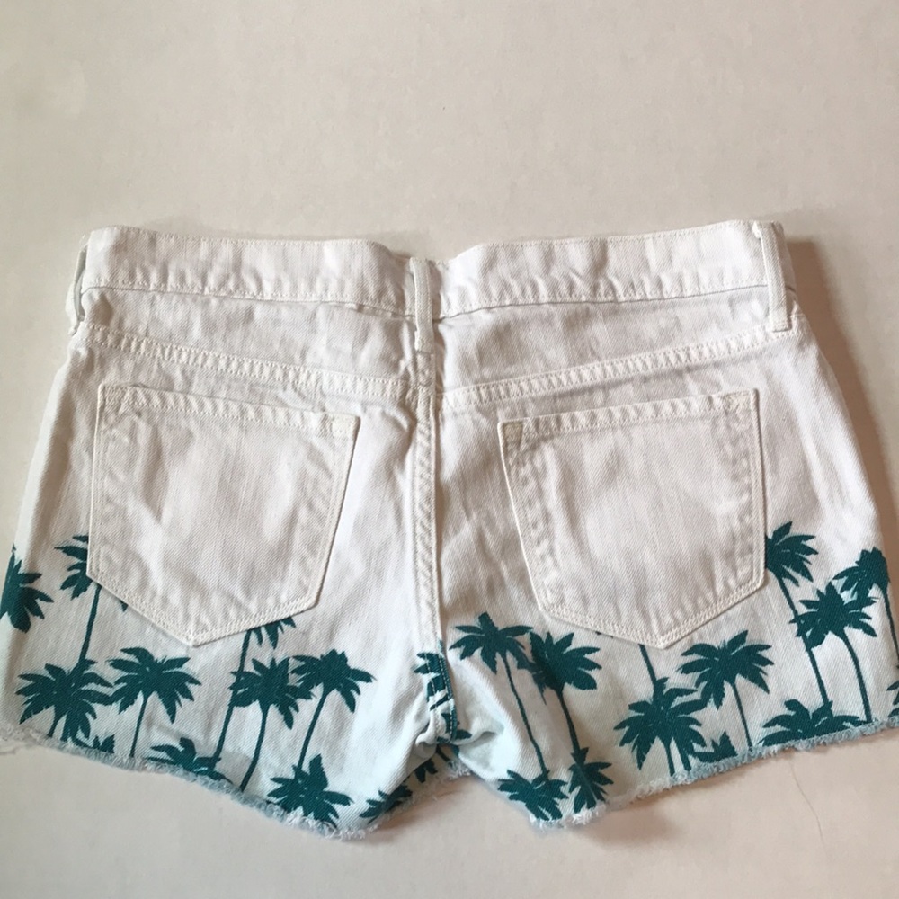 Old Navy the diva palm tree print cut off style shorts size 4 - Picture 4 of 9